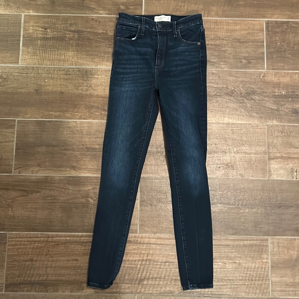 Super high rise skinny A&F jeans